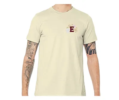 Floral E Tee Front